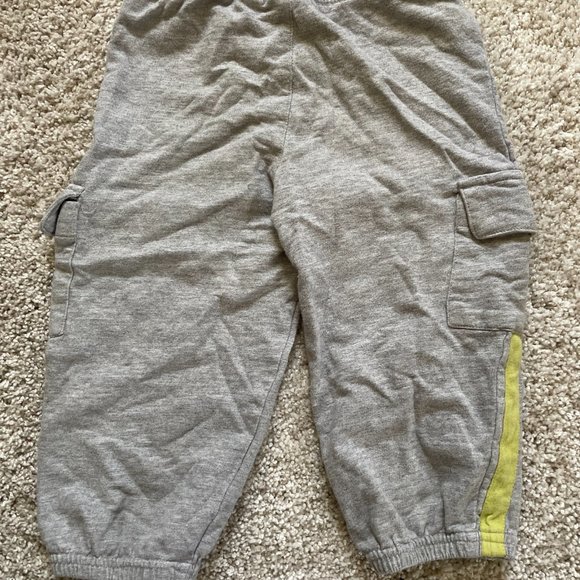 Carters Jogger Sweatpants Baby Boys Size 18 Months Pull On Cargo Pockets - Picture 3 of 5